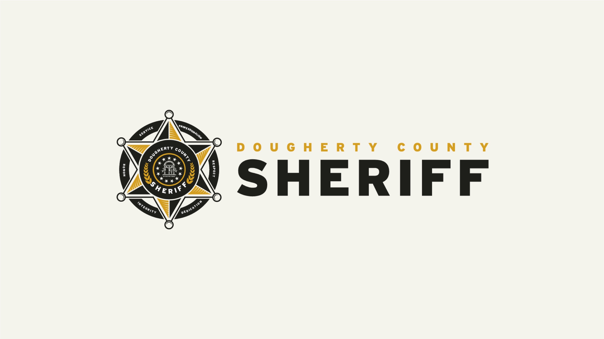 Dougherty County Sheriff's Department primary logo lockup