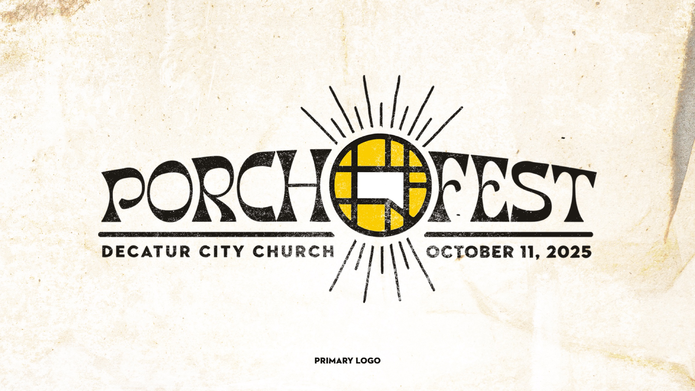 Porchfest primary logo