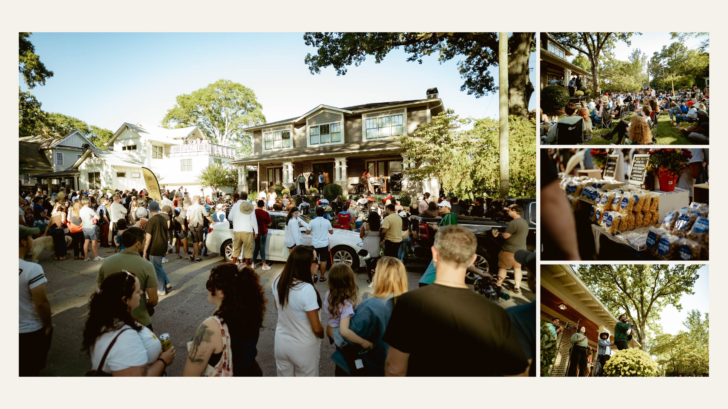 Porchfest event day photography