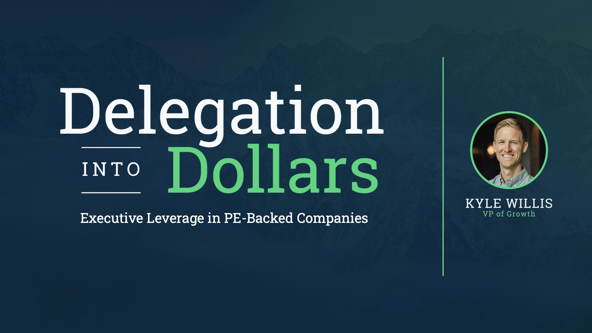 Delegation into Dollars deck cover